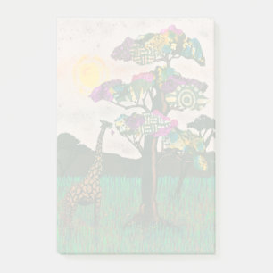 Giraffe op de Planes van Afrika Post-it® Notes