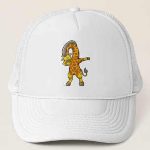 Giraffe op Hip Hop Dance Dab Trucker Pet