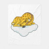 Giraffe op wolken fleece deken (Voorkant)