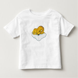 Giraffe op wolken kinder shirts