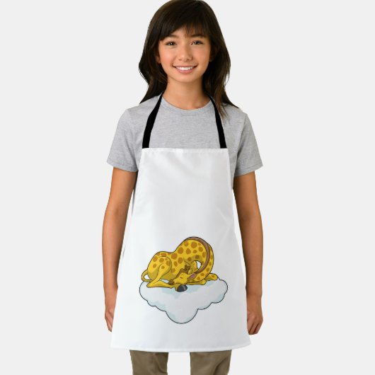 Giraffe op wolken schort (Insitu)