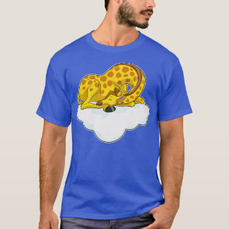 Giraffe op wolken t-shirt