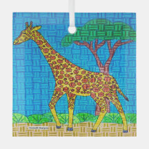 Giraffe - Ornement en verre