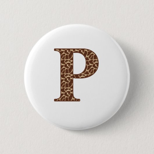 GIRAFFE P RONDE BUTTON 5,7 CM (Voorkant)