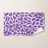 Giraffe Paars Huidpatroon Wild dierlijk afdrukken Bad Handdoek (Handdoek)