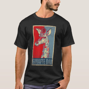 Giraffe Pap  Papa Giraffe Leuke Vader's Da T-shirt
