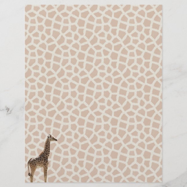 Giraffe papier (Voorkant)