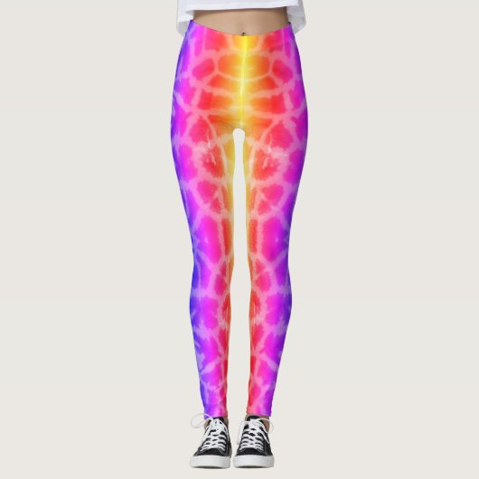 Giraffe Partij Leggings (Voorkant)