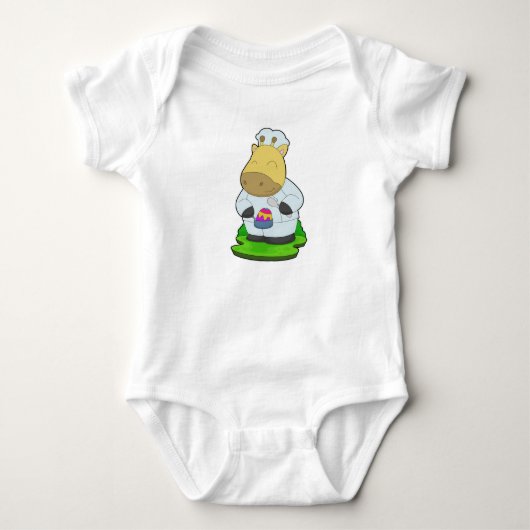 Giraffe Pasen Koken Romper (Voorkant)