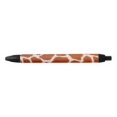 Giraffe Patroon afdrukken Zwarte Inkt Pen (Voorkant)