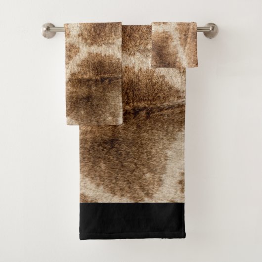 Giraffe patroon bad handdoek (Insitu)