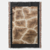 Giraffe patroon deken (Voorkant Verticaal)