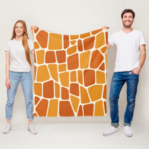 Giraffe Patroon Fleece Deken