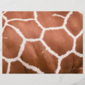 Giraffe patroon flyer (Achterkant)