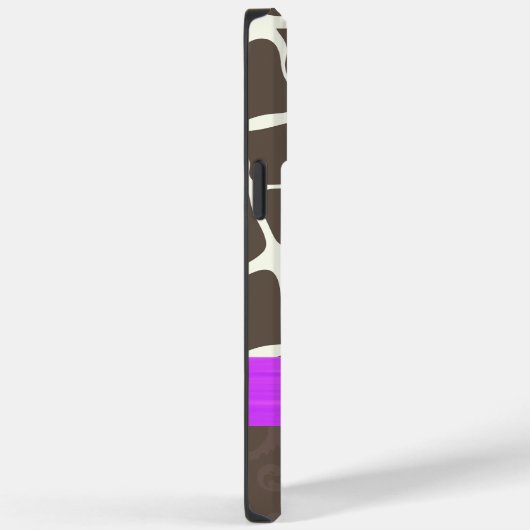Giraffe Patroon Gedrukt lint en rohineston Case-Mate iPhone Case (Achterkant / Rechts)