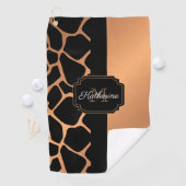 Giraffe Patroon Golfhanddoek (Insitu)