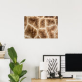 Giraffe patroon poster (Thuiskantoor)