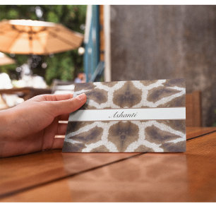 Giraffe patroon safari stijl aanpasbaar briefkaart