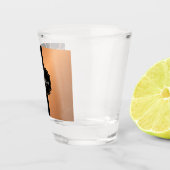 Giraffe Patroon Shot Glas (Rechts)