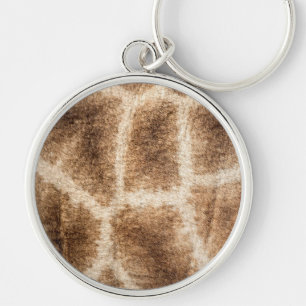 Giraffe patroon sleutelhanger