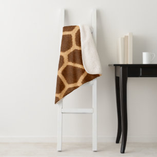 Giraffe Patroon Stijlvolle Gezellige Woonkamer She Sherpa Deken