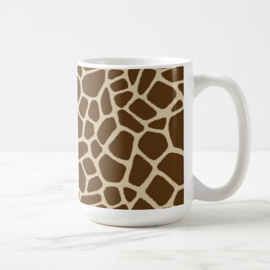 Giraffe Patroonkoffie Mok (Rechts)