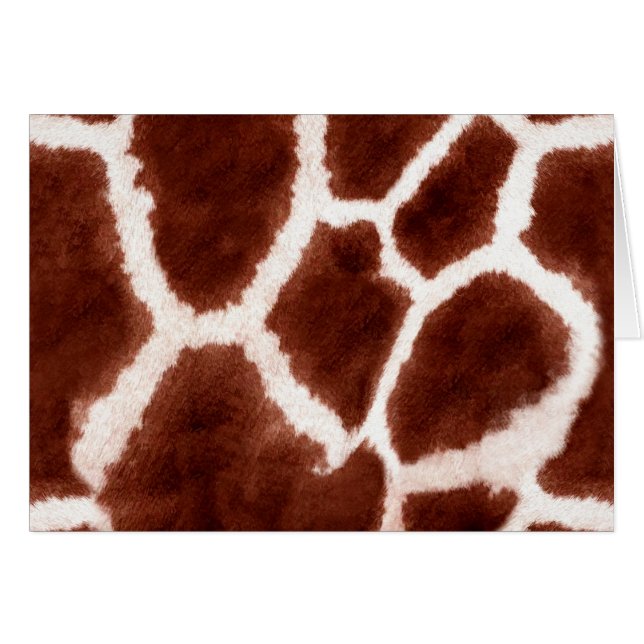Giraffe Pattern Animal Print (Voorkant Horizontaal)