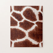 Giraffe Pattern Animal Print Legpuzzel (Verticaal)