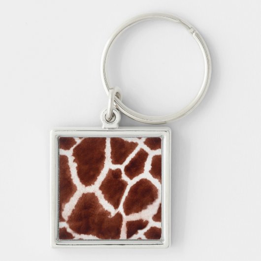 Giraffe Pattern Animal Print Sleutelhanger (Voorkant)
