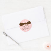 Giraffe Pattern Baby shower Stickers (Envelop)