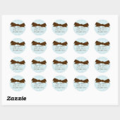 Giraffe Pattern Baby shower Stickers (Vel)