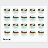 Giraffe Pattern Baby shower Stickers (Vel)