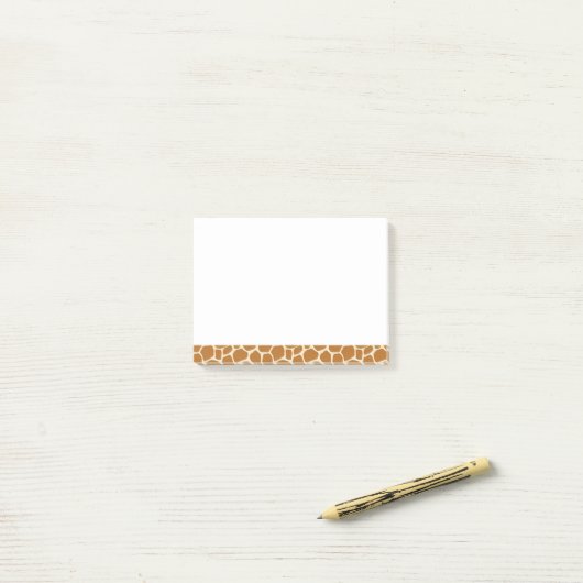 Giraffe Pattern Post-it Notes (Op bureau)