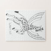 Giraffe + pegasus = Giraffsus Legpuzzel (Horizontaal)