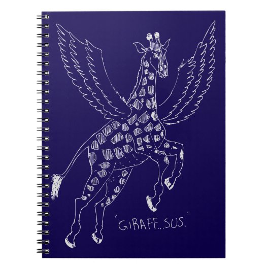 Giraffe + pegasus = Giraffsus Notitieboek (Voorkant)