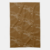 Giraffe + pegasus = Giraffsus Theedoek (Verticaal)