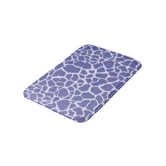 Giraffe Periwinkle Print Badmat (Gekanteld)