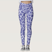 Giraffe Periwinkle Print Leggings (Voorkant)