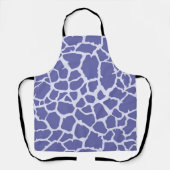 Giraffe Periwinkle Print Schort (Voorkant)