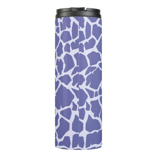 Giraffe Periwinkle Print Thermosbeker (Achterkant)