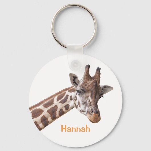 Giraffe - Persoonlijke Sleutelhanger (Voorkant)