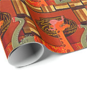 Giraffe Pet Art Print Cadeaupapier (Rol Hoek)