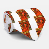 Giraffe Pet Art Print Stropdas (Opgerold)