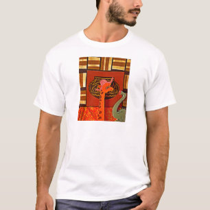 Giraffe Pet Art Print T-shirt