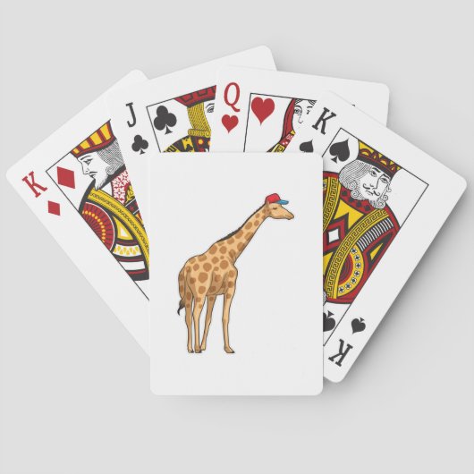 Giraffe Pet Pokerkaarten (Achterkant)