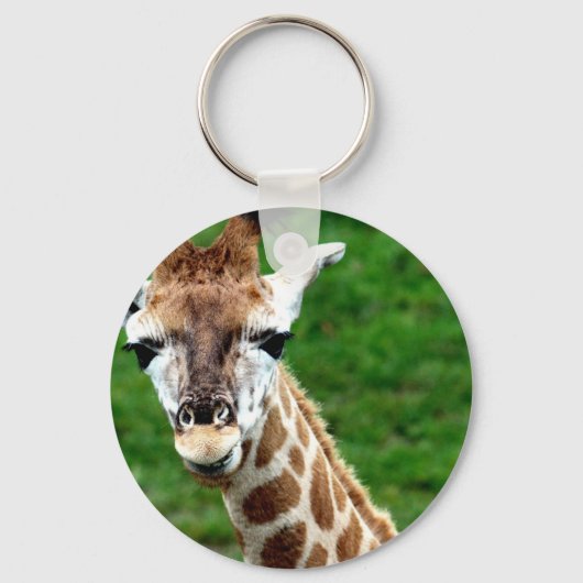 Giraffe Photo Sleutelhanger (Voorkant)
