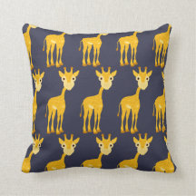 Giraffe Pillow - Illustratie afdrukken