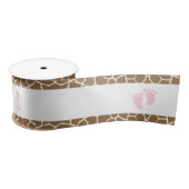 Giraffe Pink Girl Baby shower Lint (Spoel)