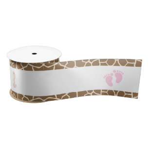 Giraffe Pink Girl Baby shower Lint