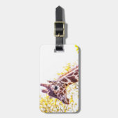 Giraffe Portrait Bagagelabel (Voorkant verticaal)